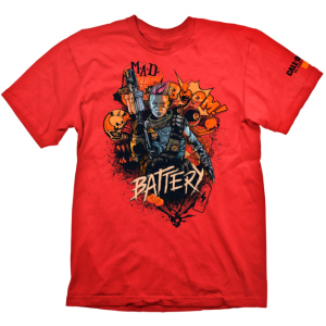 Футболка Gaya COD "Black Ops 4 T-Shirt Battery Red" M (GE6301M) ТОП в Чернігові