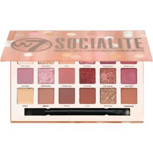 Тени для век W7 Socialite Palette палетка 12 цветов 17 г (5060669891444)