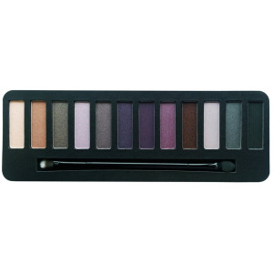 Тіні для повік W7 In The Night Eye Colour Palette палетка 12 кольорів smoky silver and deep sinks 15.6 г (5060294398141) краща модель в Чернігові