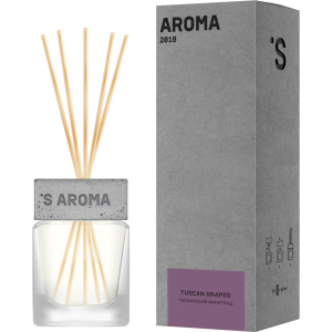 Аромадиффузор Sister's Aroma Reed Diffuser Tuscan Grapes Тосканский виноград 120 мл (8681301037166) лучшая модель в Чернигове