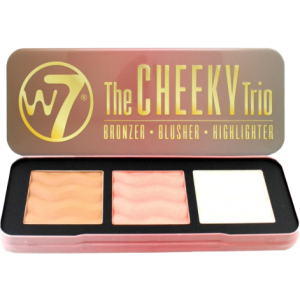 Хайлайтер для лица W7 The Cheeky Trio bronzer,blusher,highlighter 21 г (5060406141122) лучшая модель в Чернигове