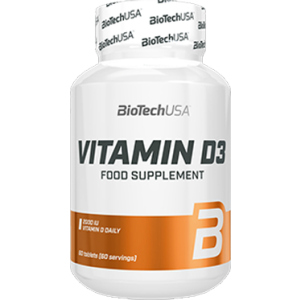 Витамины Biotech Vitamin D3 60 таблеток (5999076235032) в Чернигове