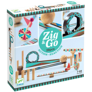 Настольная игра-конструктор Djeco Zig&Go 28 деталей (3070900056404) ТОП в Чернигове