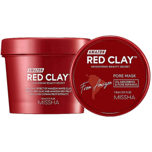 Маска для лица на основе красной глины Missha Amazon Red Clay Pore Mask 110 мл (8809643534987) лучшая модель в Чернигове