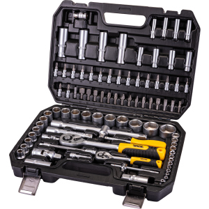 Набор ключей и насадок торцевых Mastertool CV 1/4" и 1/2" 94 шт (78-5094) ТОП в Чернигове