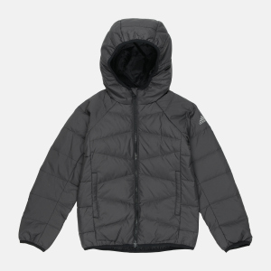 Пуховик дитячий Adidas Yk Frosty Jkt GG3726 146-152 см Black (4062062389338) краща модель в Чернігові