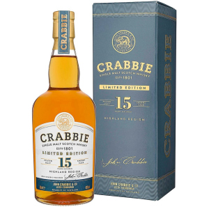 хорошая модель Виски Crabbie Halewood односолодовое 15 лет выдержки 0.7 л 40% (5011166061953)