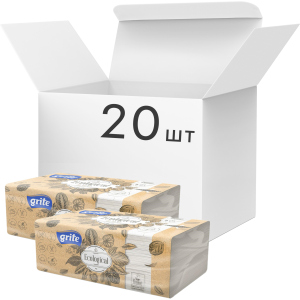 Упаковка бумажных полотенец Grite Ecological FT двухслойных 20 пачек по 150 листов (4770023350210) в Чернигове