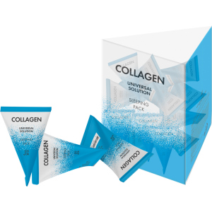 Маска для обличчя J:ON Колаген Collagen Universal Solution Sleeping Pack 20 шт x 5 г (8802929007038) ТОП в Чернігові