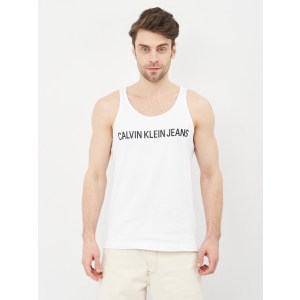 Майка Calvin Klein Institutional Logo Reg Tank J30J315249-YAF L Ck White (8719852659008) ТОП в Чернігові