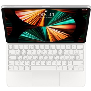 Обложка-клавиатура Apple Magic Keyboard для iPad Pro 12.9 2021 White (MJQL3RS/A) лучшая модель в Чернигове