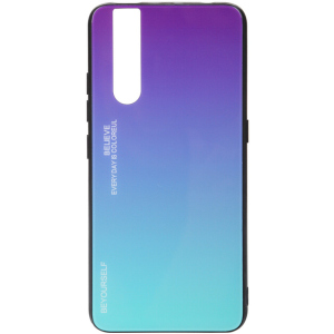 Панель BeCover Gradient Glass для Vivo V15 Pro Purple-Blue краща модель в Чернігові