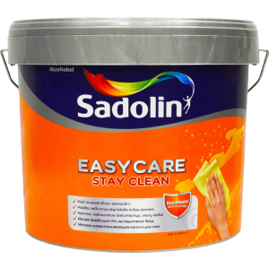 купити Фарба Sadolin EasyCare - матова акрилова фарба для стін та стелі, брудовідштовхувальна, біла, BW, 10 л (5270879)