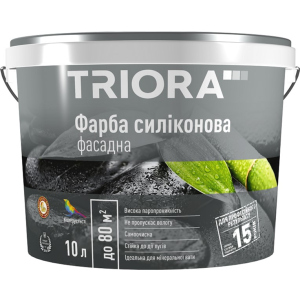 Фарба силіконова TRIORA 5 л Біла (4823048022348)