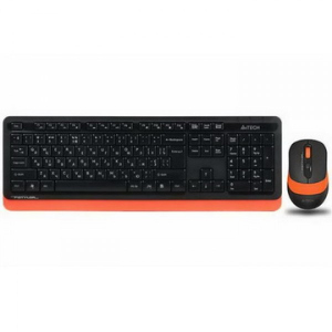 Комплект (клавиатура, мышь) беспроводной A4Tech Bloody FG1010 Orange USB лучшая модель в Чернигове