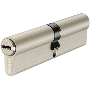 Циліндр MVM P6P 50/40 SN ключ-ключ 90 мм Матовий нікель (P6P50/40 SN) краща модель в Чернігові