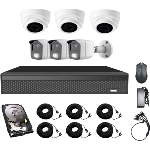 Комплект видеонаблюдения CoVi Security AHD-33WD 5MP MasterKit + HDD1000 (0026641)