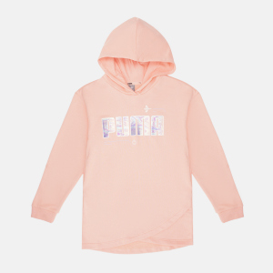 Худі дитяче Puma Alpha Elongated Hoodie TR G 58617526 170-176 см Apricot Blush (4063697250567) рейтинг