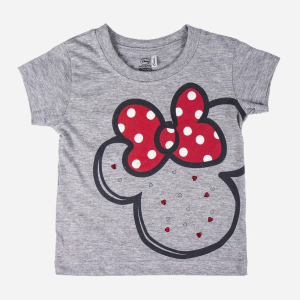 Футболка Disney Minnie 2200004946 92 см Серая (8427934371976)