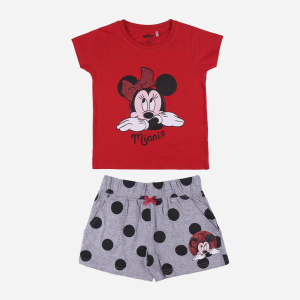 Комплект (футболка + шорты) Disney Minnie 2200007019 164 см (14 лет) Красный (8427934548309) лучшая модель в Чернигове