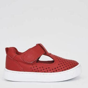 хорошая модель Сандалии кожаные VUVU KIDS Red. white outsole 3740 6 22 Красные (8380001374022)