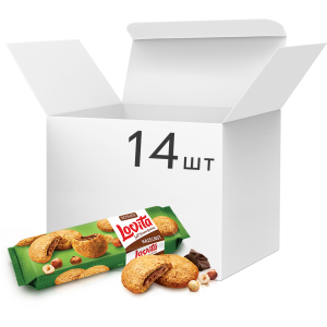 Упаковка печенья Roshen Lovita Soft Cream Cookies hazelnut 170 г x 14 шт (4823077633416) в Чернигове