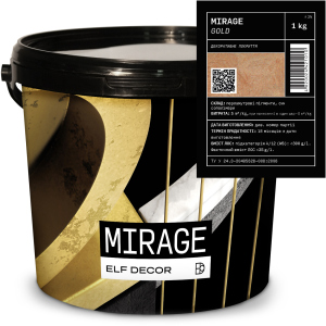 Декоративна штукатурка Elf Decor Mirage 0.5 - 1 мм 1 кг Gold (mba1mgold) в Чернігові