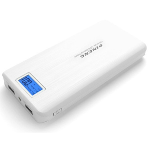 Портативная Универсальная батарея Power Bank PINENG PN999 20000 mAh Белый лучшая модель в Чернигове