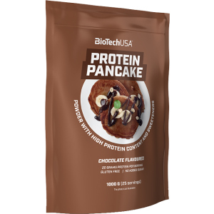 Замінник живлення BioTech Protein Pancake 1000 г Шоколад (5999076236206) краща модель в Чернігові