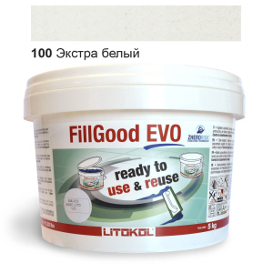 Поліуретанова затирка Litokol FillGood EVO 100 (Екстра білий)