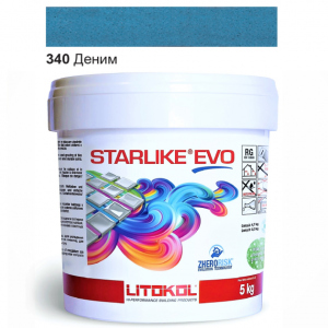 Эпоксидная затирка Litokol Starlike EVO 340 Деним 5кг