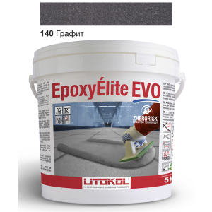 Эпоксидная затирка Litokol Epoxyelite EVO c.140 Чёрный графит 5кг в Чернигове