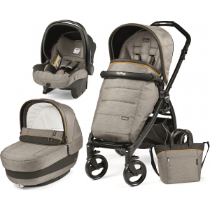 Універсальна коляска 3в1 Peg-Perego Book Plus Luxe Grey Сіра (PACK02-00000000001) краща модель в Чернігові