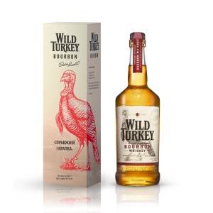 Бурбон Wild Turkey до 8 лет выдержки 0.7 л 40.5% в подарочной коробке (4820180020270) в Чернигове