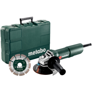 Угловая шлифмашина Metabo W 750-125 SET КШМ 750 Вт, 125 мм + диск (603605510) в Чернигове