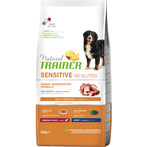 Сухий корм для собак Trainer Natural Dog Sensitive Adult з качкою та цільними зернами 12 кг (8059149252520) в Чернігові