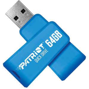 Patriot Color Quickdrives 64GB USB 3.1 Blue (PSF64GQDBL3USB) в Чернігові