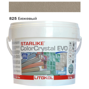 Эпоксидная затирка Litokol Starlike EVO ColorCrystal 825 Бежевый Хамелеон 2,5кг ТОП в Чернигове