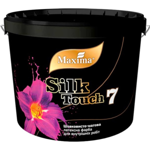 Шовковисто-матова латексна фарба "Silk Touch 7" Maxima 3.5 кг (4823083307868) краща модель в Чернігові