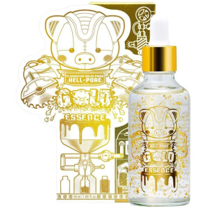 Есенція для обличчя Elizavecca Milky Piggy Hell-Pore Gold Essence з частинками 24к золота 50 мл (8809624500086) краща модель в Чернігові