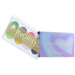 Палетка теней Ingrid Cosmetics Candy Boom Mint Spice 8 цветов 9.5 г (5902026662574) лучшая модель в Чернигове