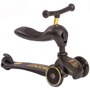 Самокат Scoot and Ride Highwaykick-1 Чорний (SR-96428) краща модель в Чернігові