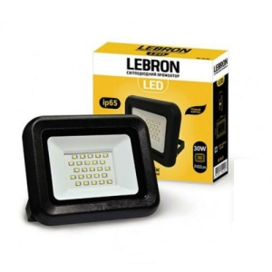 LED прожектор Lebron LF, 30W, LED, 2400Lm, 6200К (4748) ТОП в Чернігові