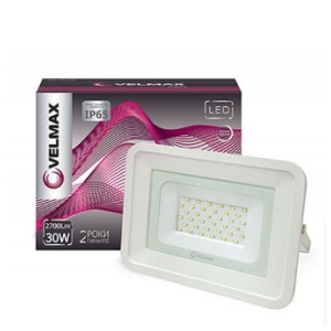 LED прожектор Velmax, 30W, 2700Lm, 6200К (4542) ТОП в Чернігові