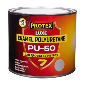 Емаль поліуретанова LUXE PU-50 PROTEX 2.4кг чорна краща модель в Чернігові