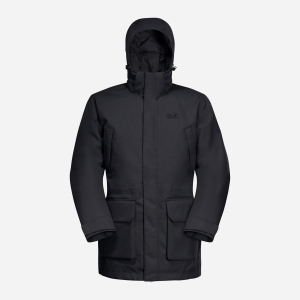 Парку Jack Wolfskin Fierce Wind Parka M 1114381-6000 M Чорна (4060477918150)