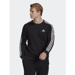 Спортивний лонгслів Adidas M 3S Ft Swt GK9078 2XL Black (4064045351974) в Чернігові