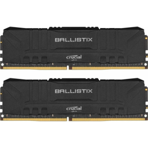 Модуль пам'яті для комп'ютера DDR4 16GB (2x8GB) 3200 MHz Ballistix Black MICRON (BL2K8G32C16U4B) краща модель в Чернігові