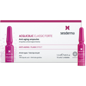 Антивозрастное средство в ампулах Sesderma Acglicolic Classic Forte 1.5 мл х 10 шт (8429979446152)