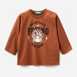 Футболка с длинными рукавами United Colors of Benetton 3ATNC15FE.P-09K 82 см (8033379331200) ТОП в Чернигове